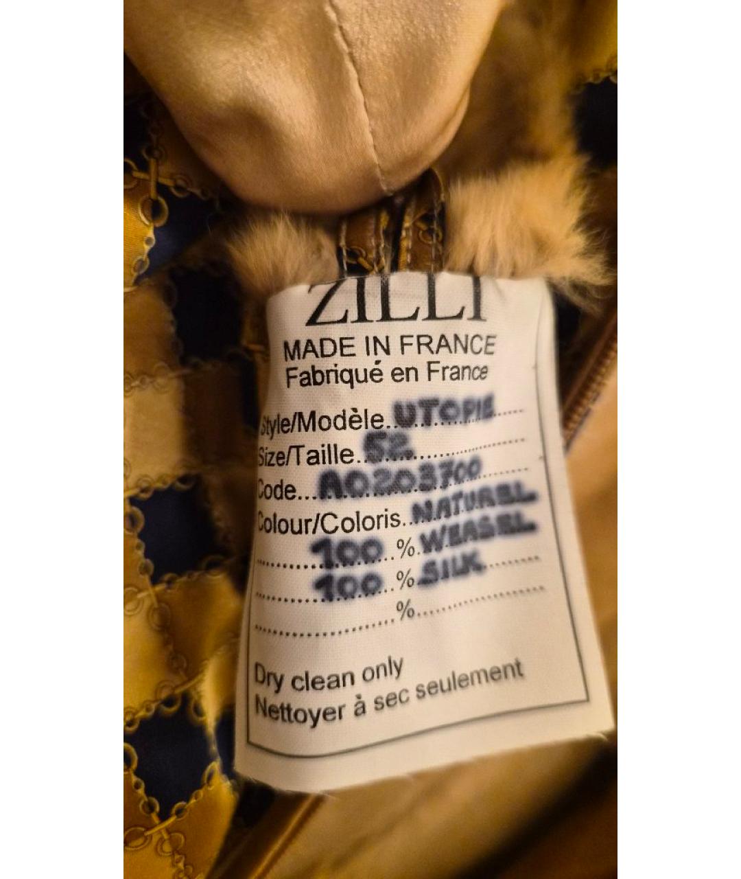 ZILLI Коричневая замшевая дубленка/шуба, фото 4