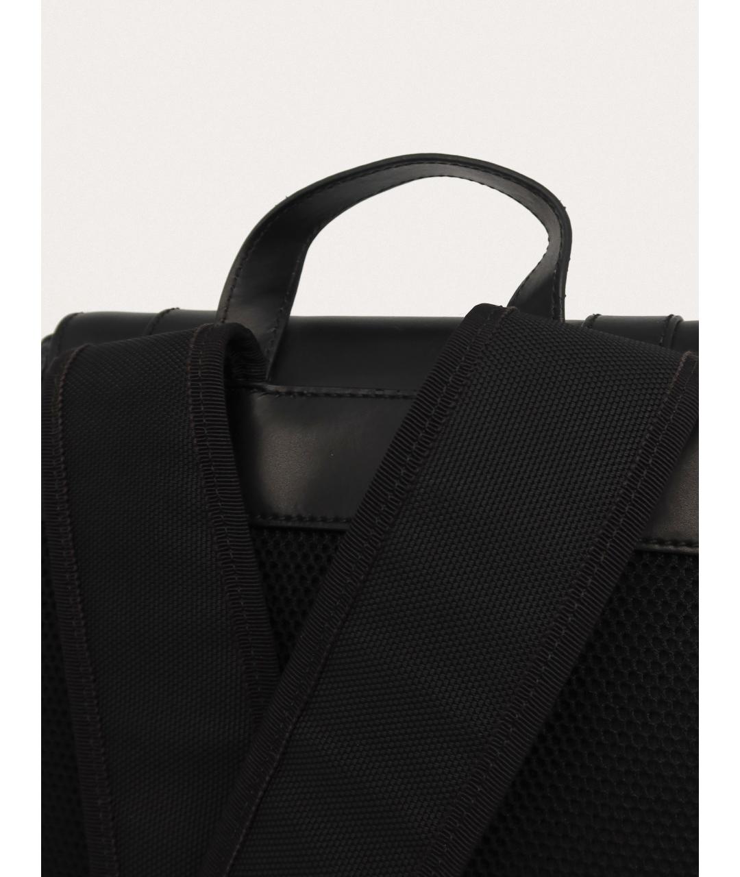 GUCCI Антрацитовый кожаный рюкзак, фото 7