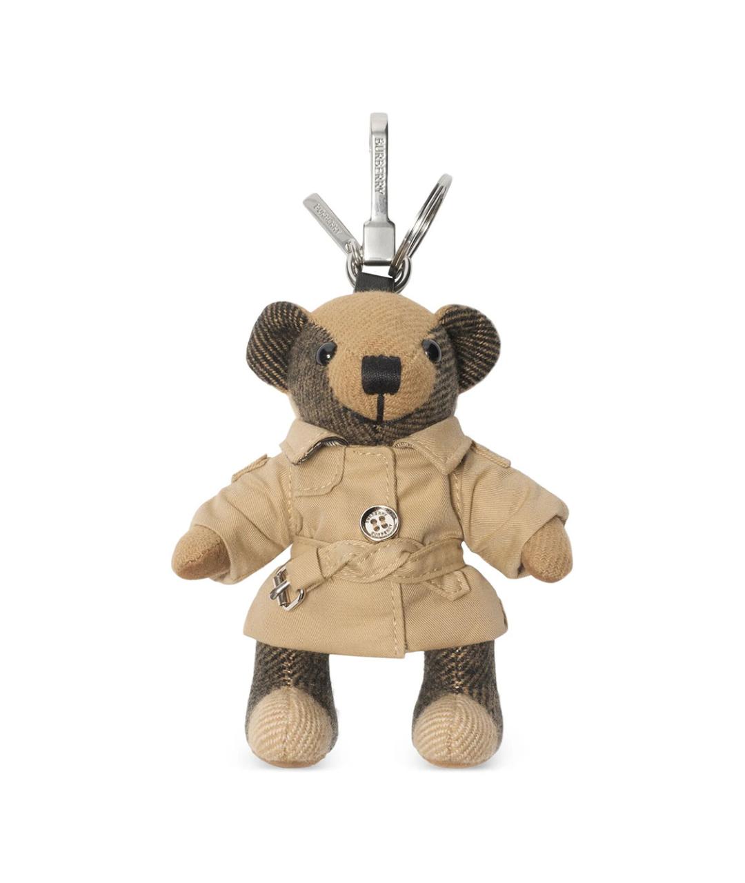 BURBERRY Бежевый брелок, фото 1
