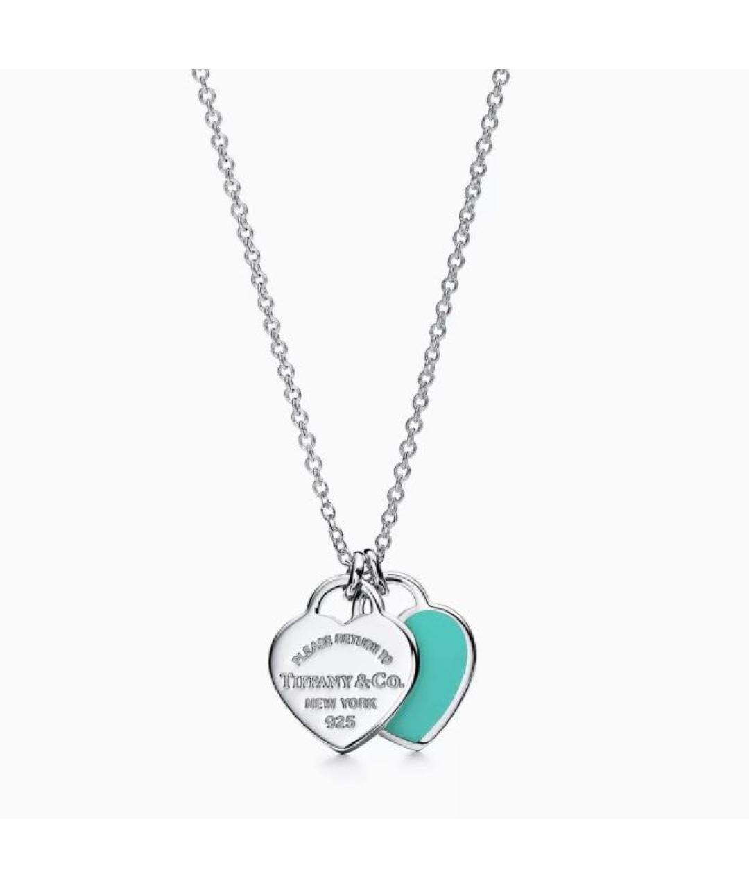TIFFANY&CO Бирюзовая серебряная цепочка, фото 4
