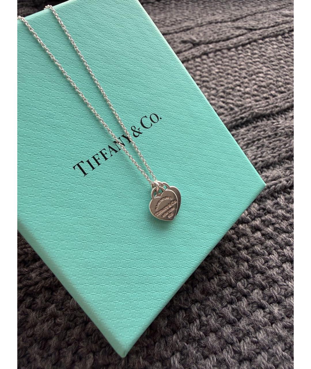 TIFFANY&CO Бирюзовая серебряная цепочка, фото 3
