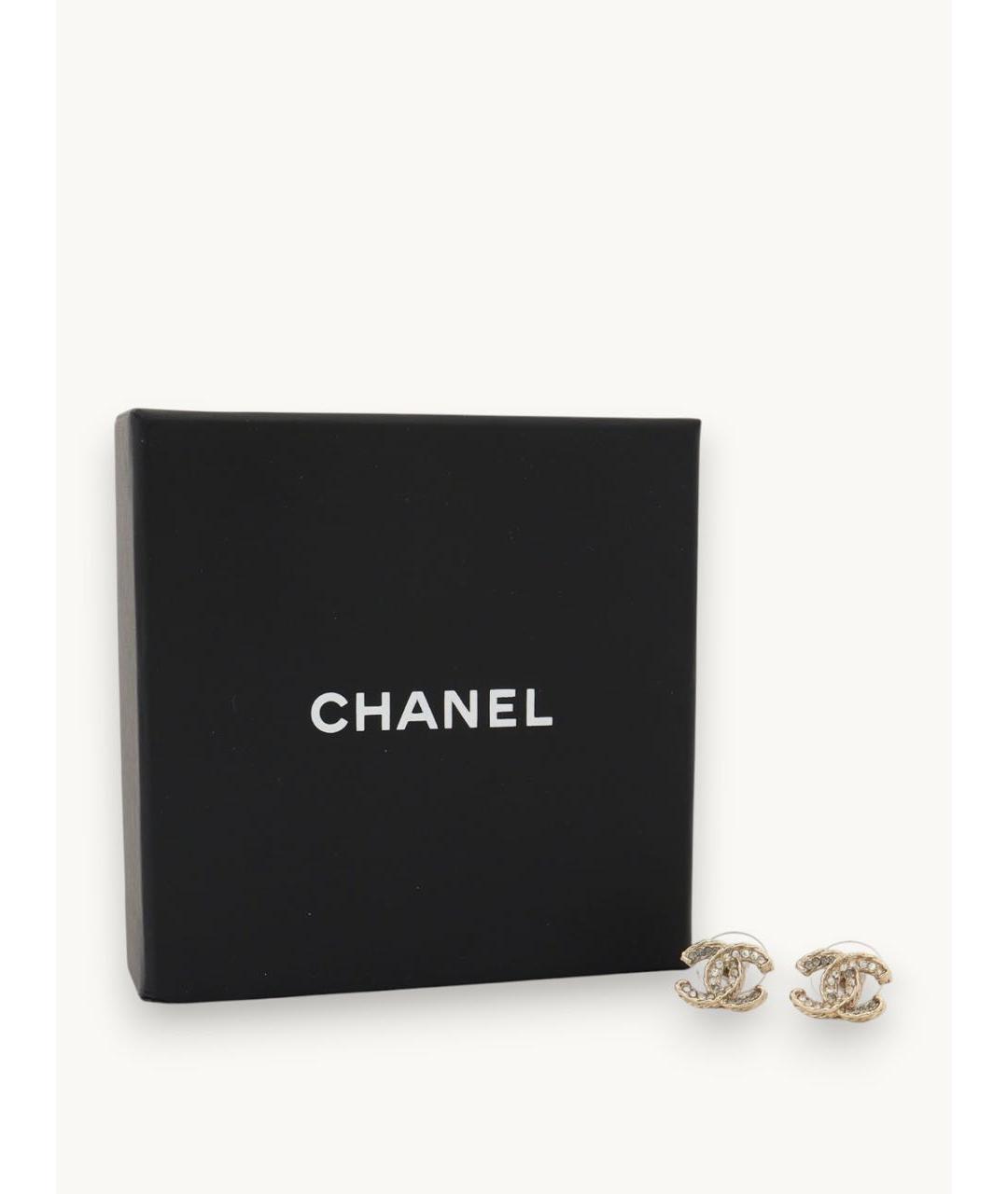 CHANEL Металлические серьги, фото 3