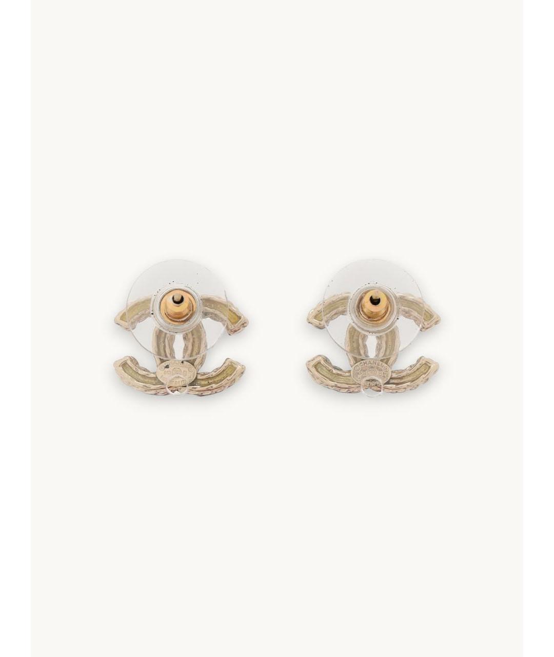 CHANEL Металлические серьги, фото 4