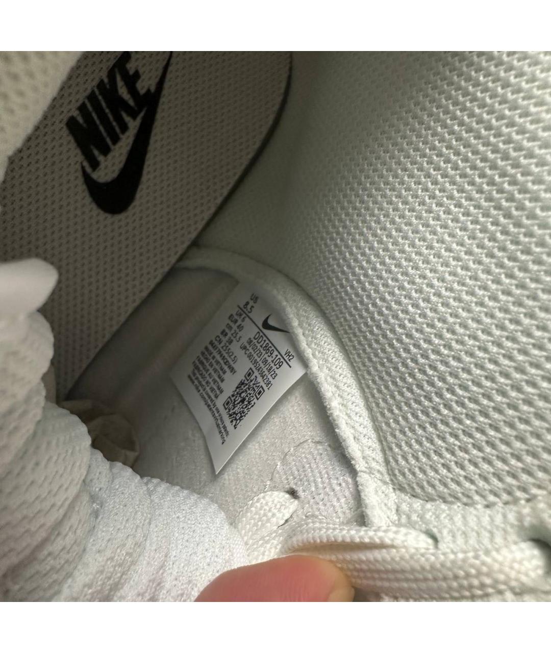 NIKE Белые кожаные кроссовки, фото 5
