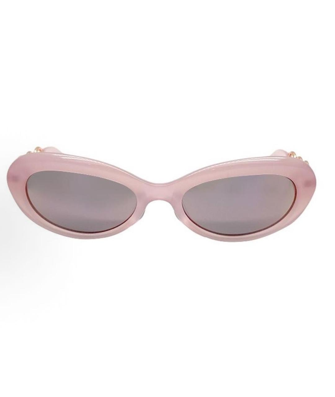 VIVIENNE WESTWOOD Розовые пластиковые солнцезащитные очки, фото 3