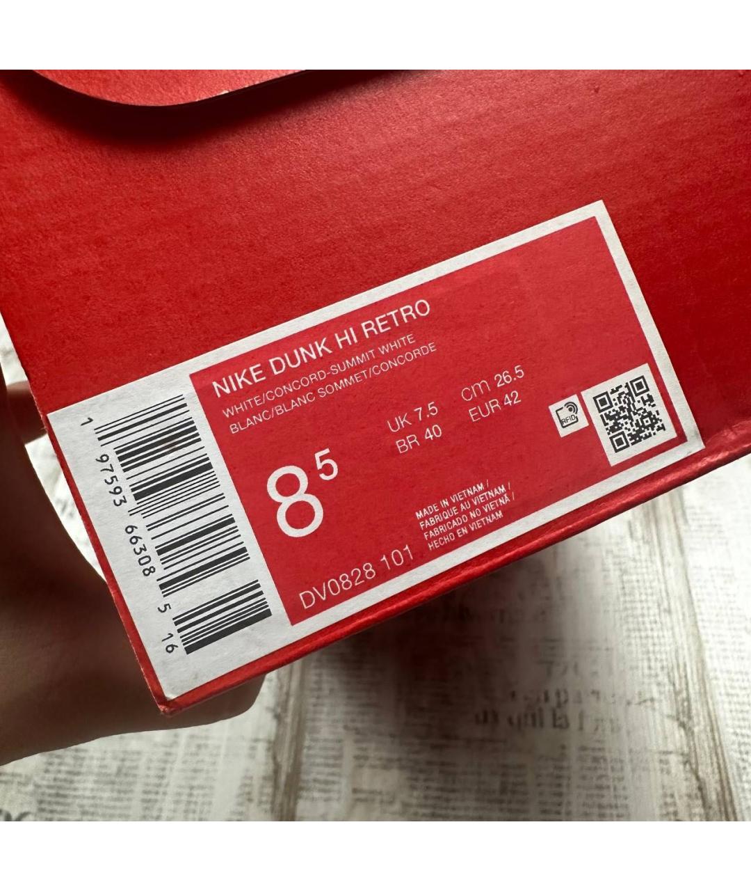 NIKE Белые кожаные высокие кроссовки / кеды, фото 5