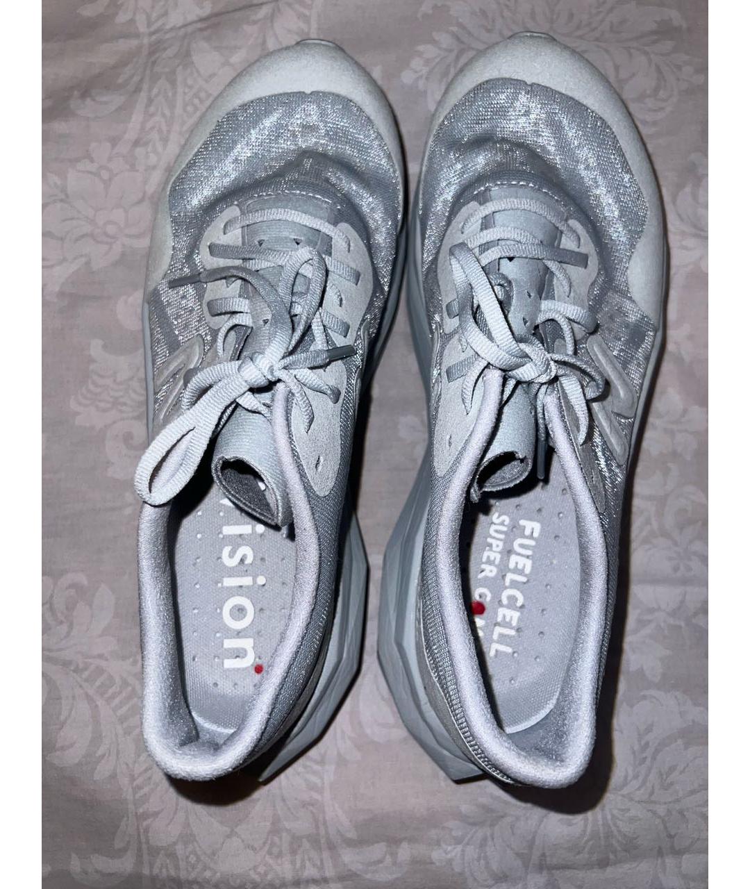 NEW BALANCE Серые текстильные кеды, фото 3