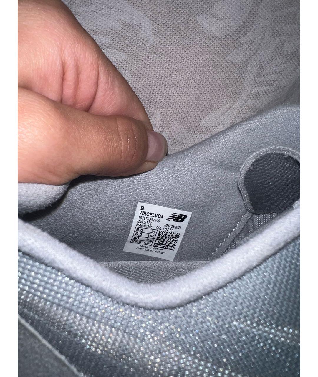 NEW BALANCE Серые текстильные кеды, фото 5