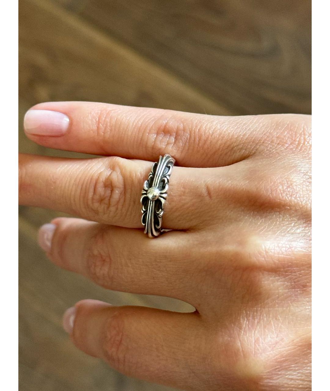 CHROME HEARTS Серебряное серебряное кольцо, фото 5