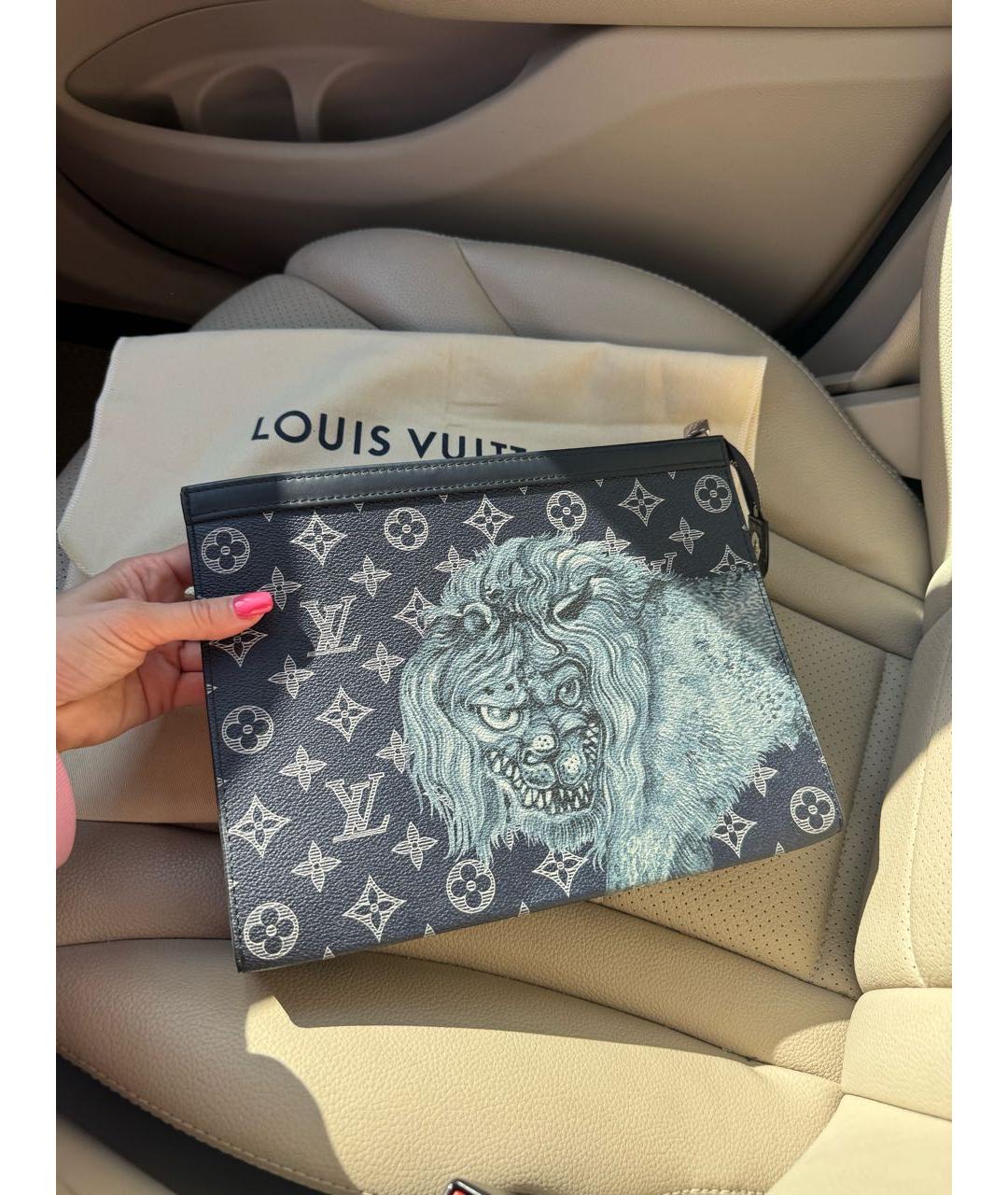 LOUIS VUITTON Мульти кожаная папка для документов, фото 6