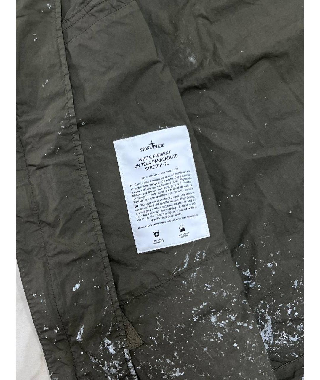 STONE ISLAND Хаки куртка, фото 4