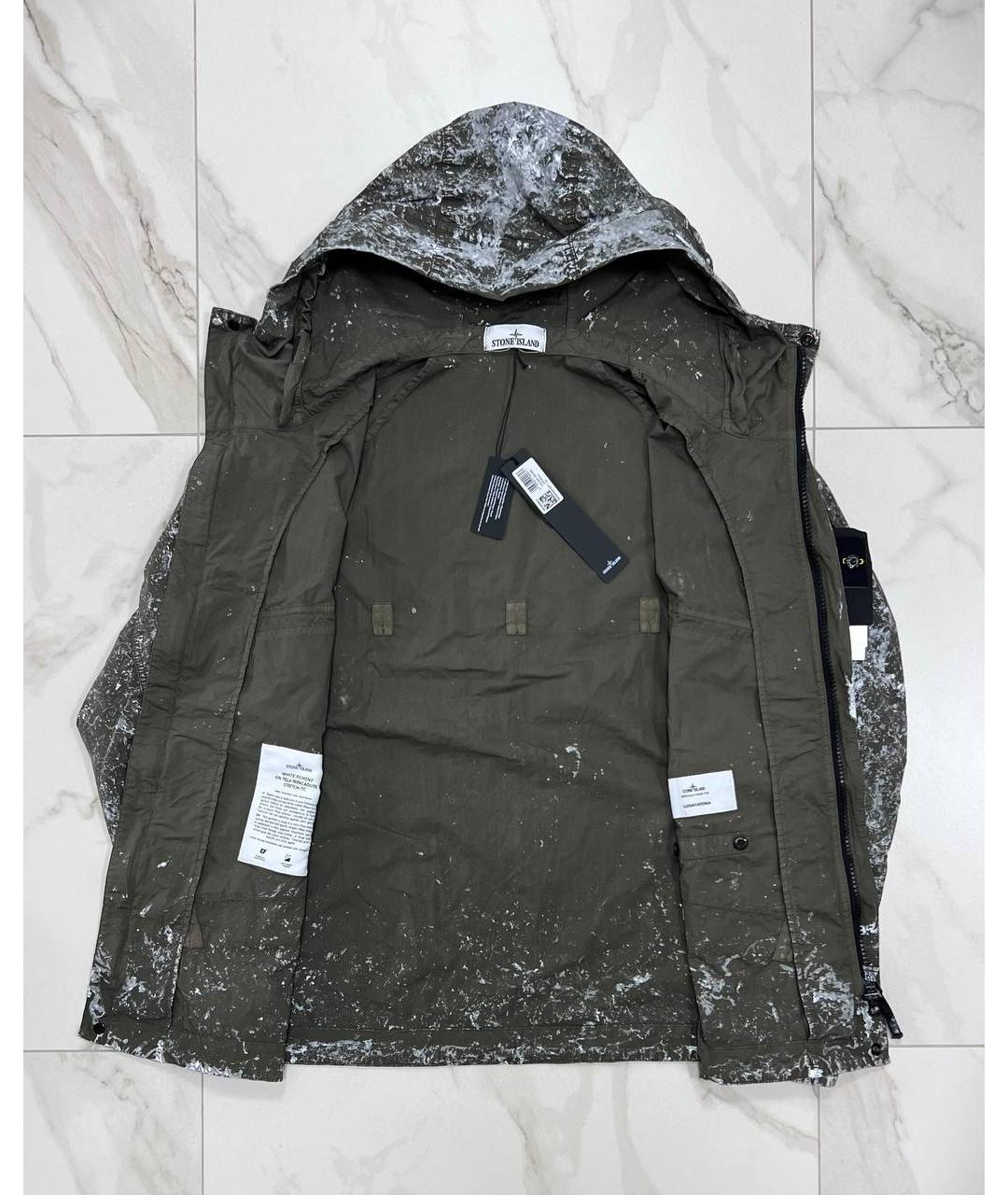 STONE ISLAND Хаки куртка, фото 3