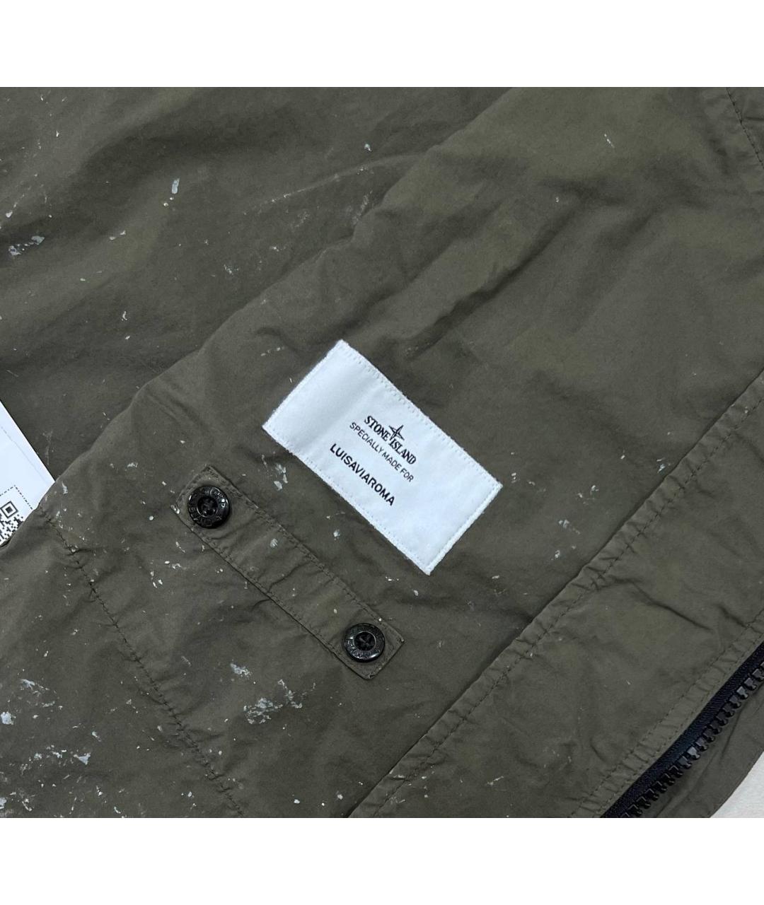STONE ISLAND Хаки куртка, фото 5