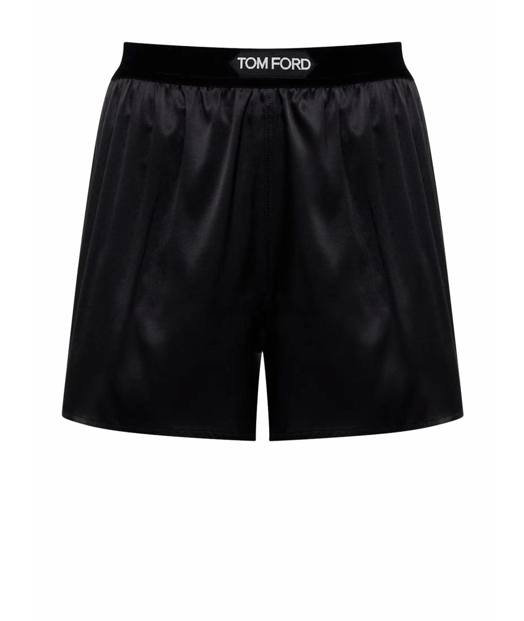 TOM FORD Черные шелковые шорты, фото 1