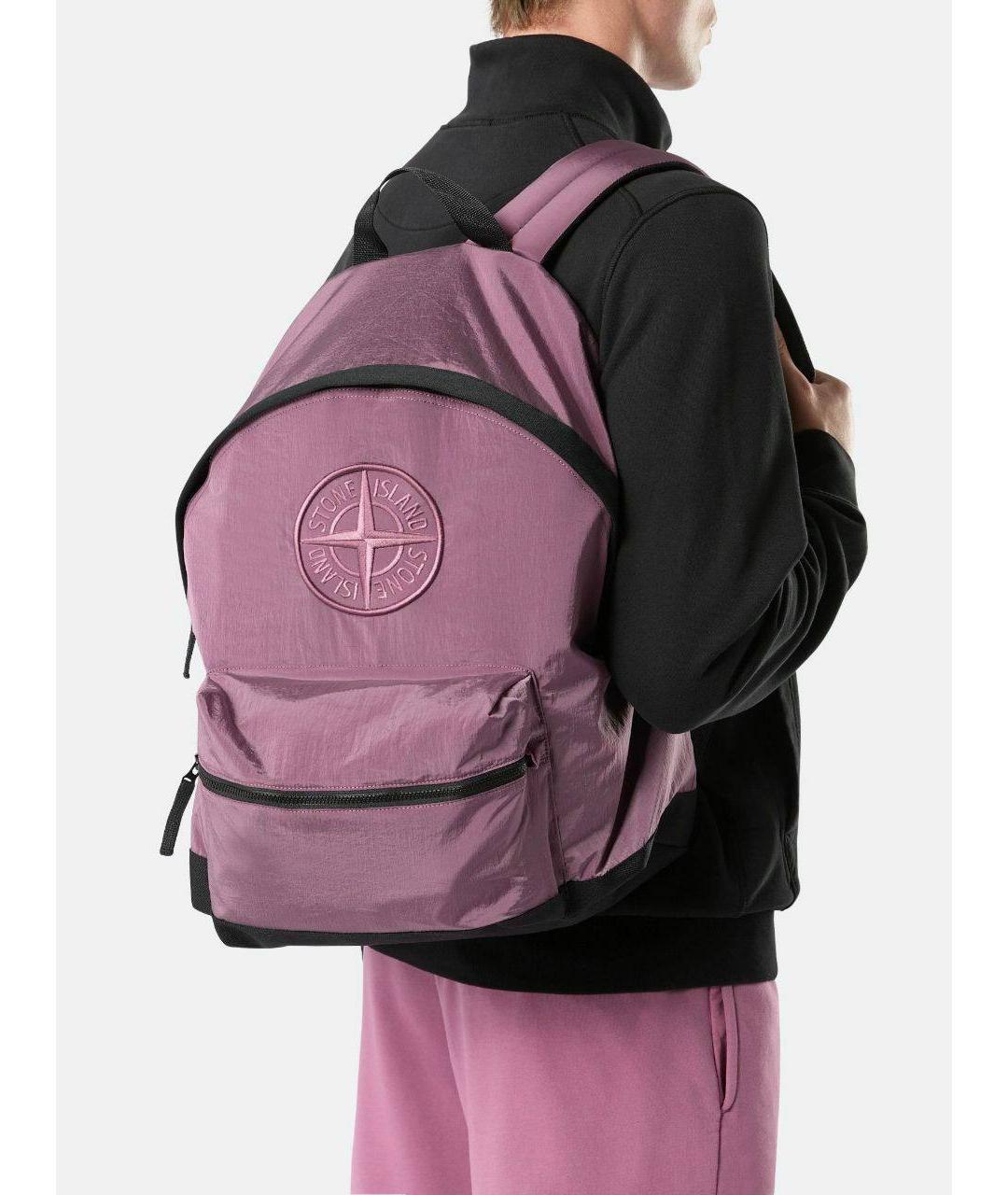 STONE ISLAND Фиолетовый рюкзак, фото 4
