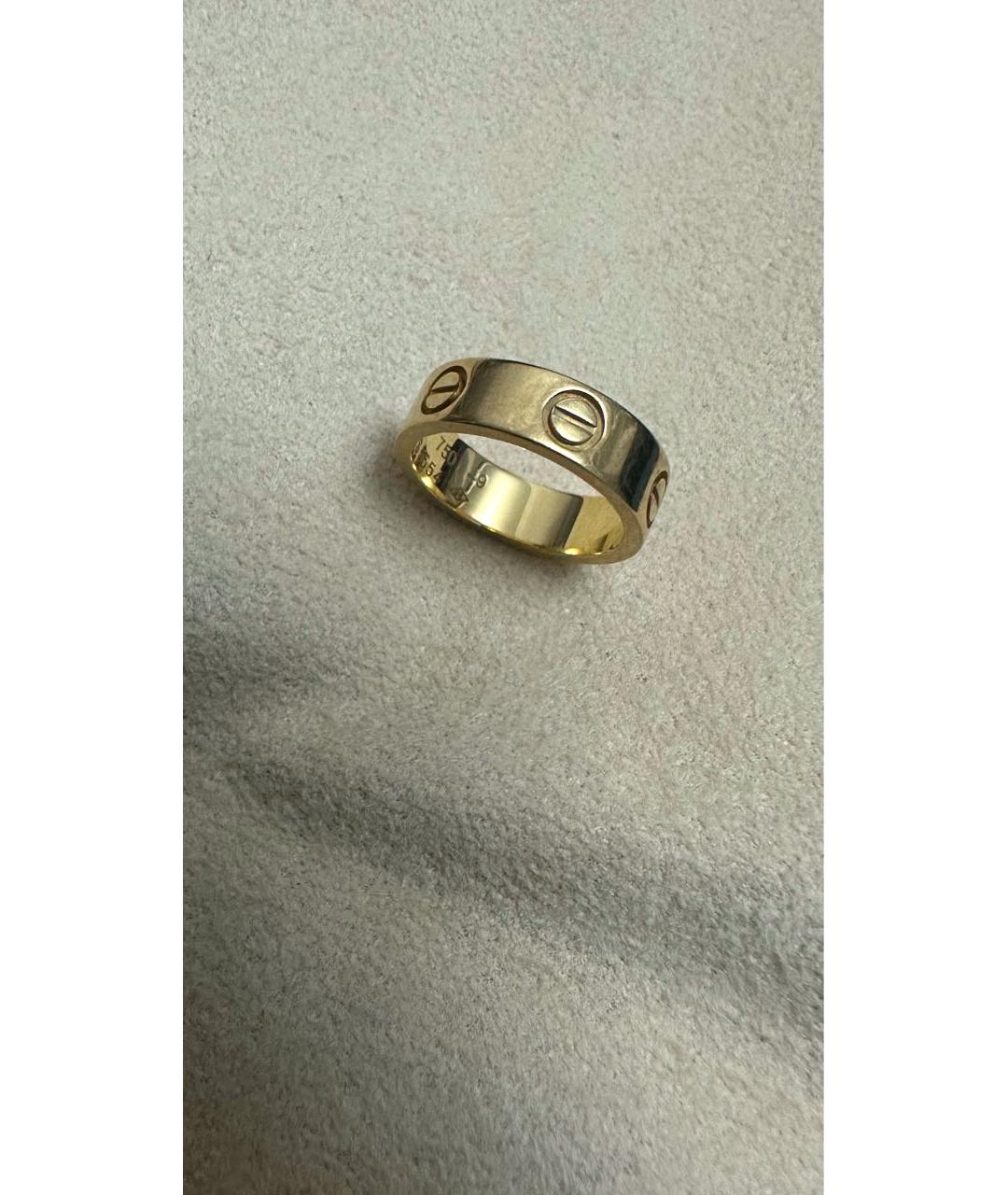 CARTIER Желтое кольцо из желтого золота, фото 3