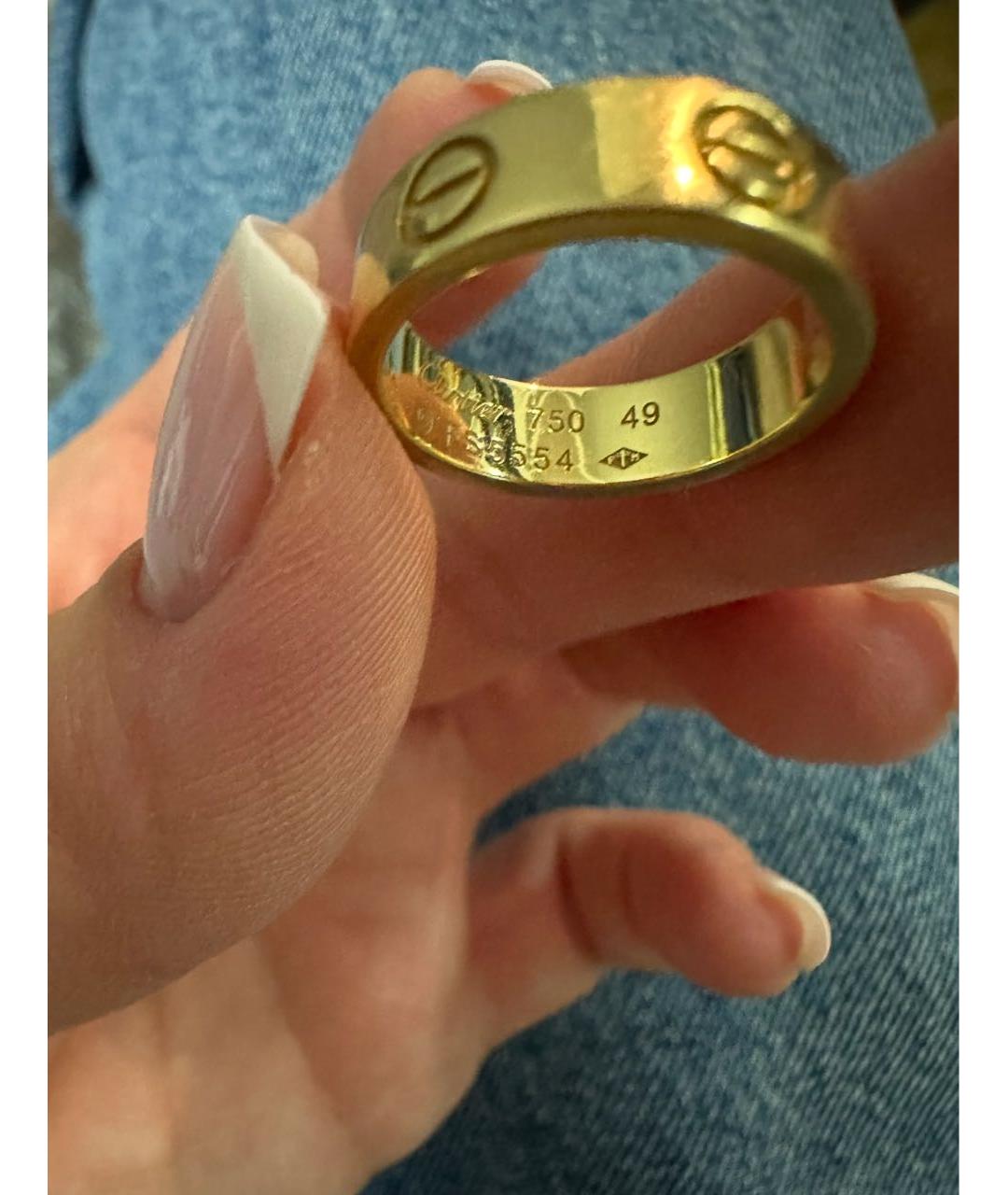 CARTIER Желтое кольцо из желтого золота, фото 2