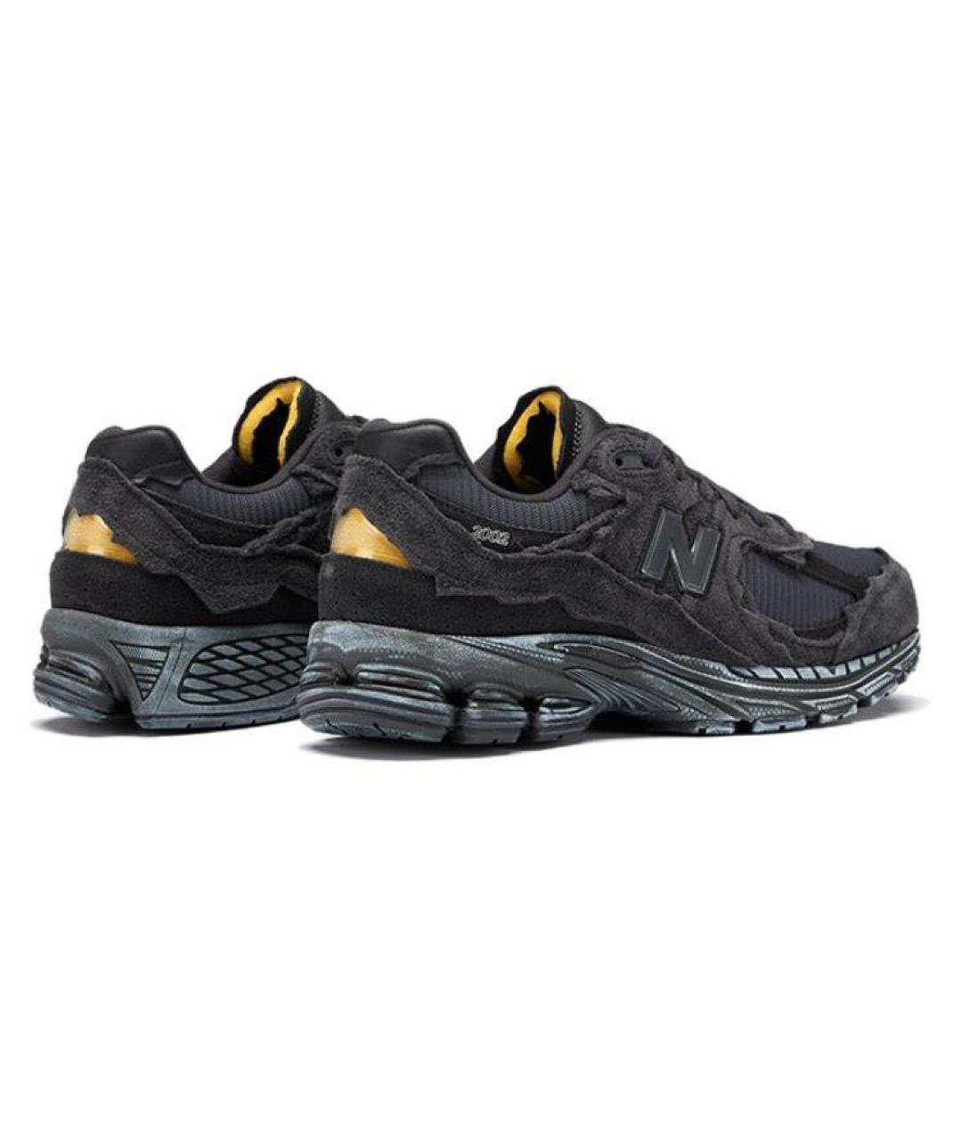 NEW BALANCE Черные текстильные низкие кроссовки / кеды, фото 6