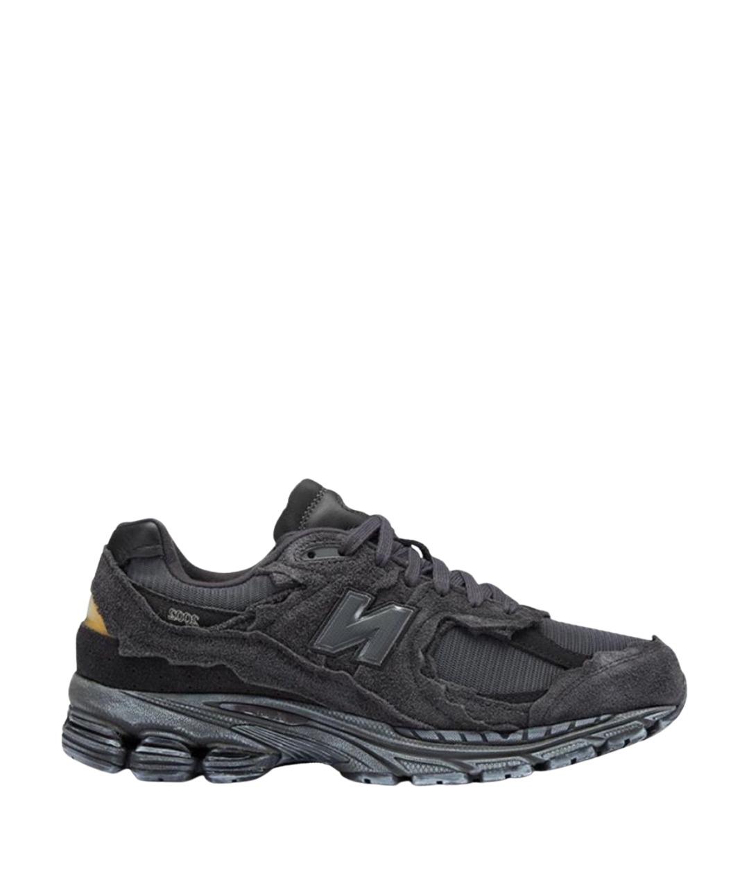 NEW BALANCE Черные текстильные низкие кроссовки / кеды, фото 1