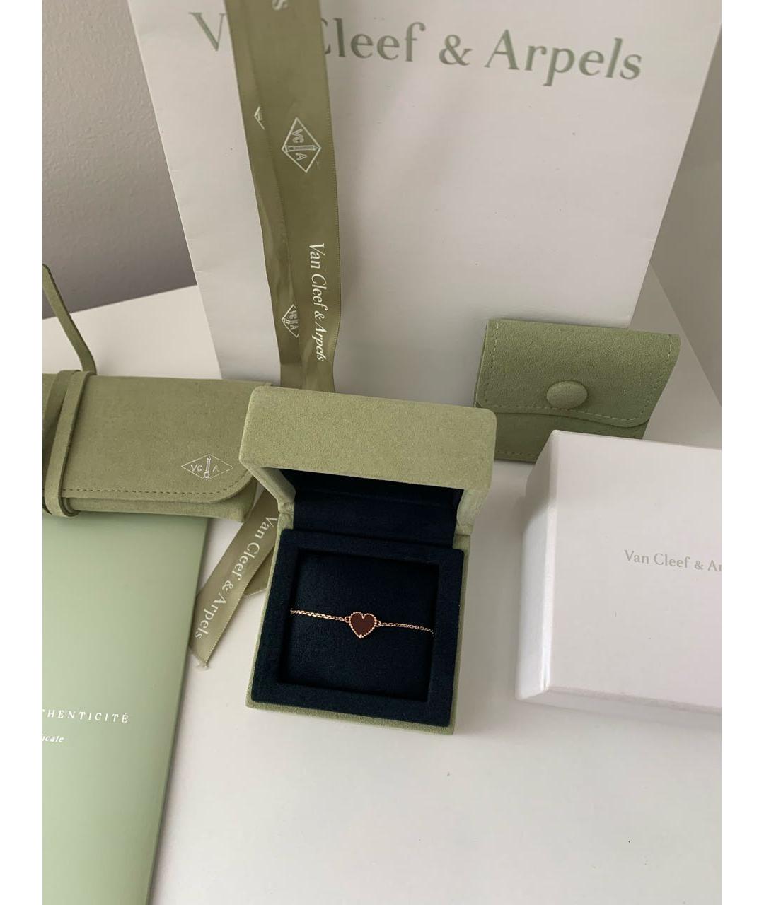 VAN CLEEF & ARPELS Бордовый браслет из розового золота, фото 8