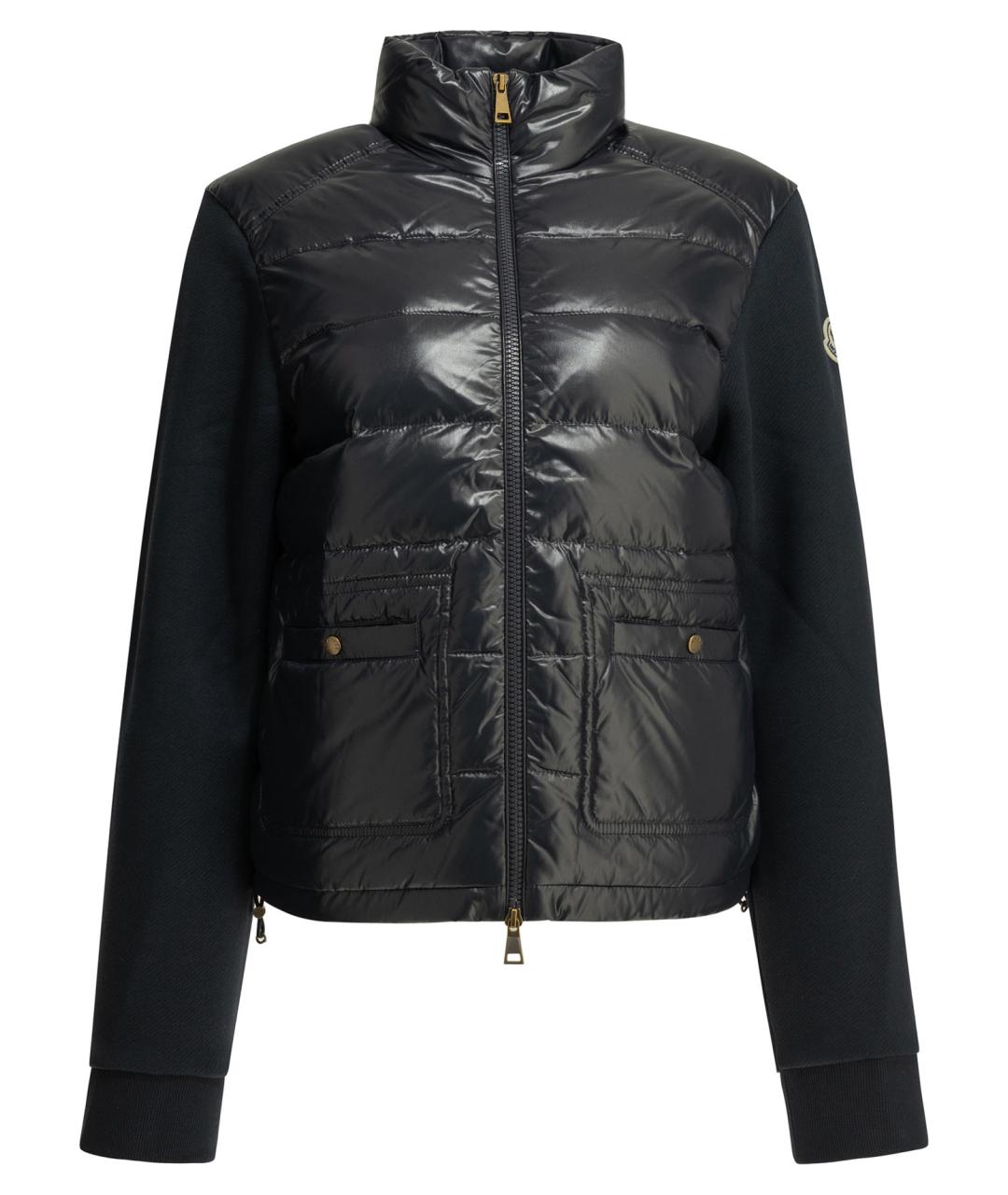 MONCLER Темно-синий хлопковый кардиган, фото 1