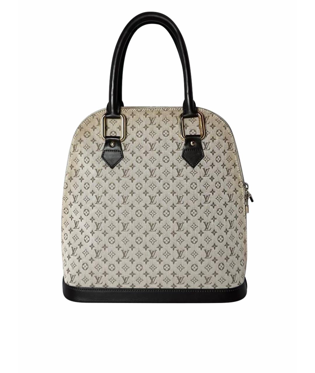 LOUIS VUITTON Белая жаккардовая сумка тоут, фото 1