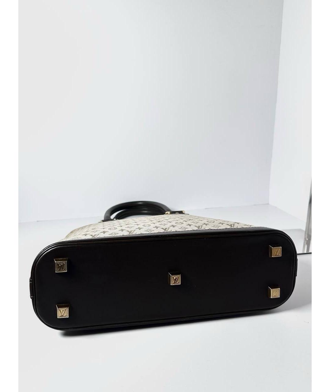 LOUIS VUITTON Белая жаккардовая сумка тоут, фото 8