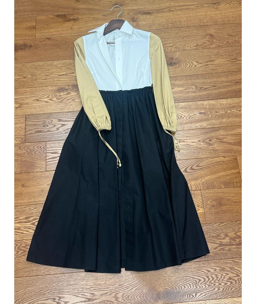 MAX MARA Мульти хлопковое повседневное платье, фото 3