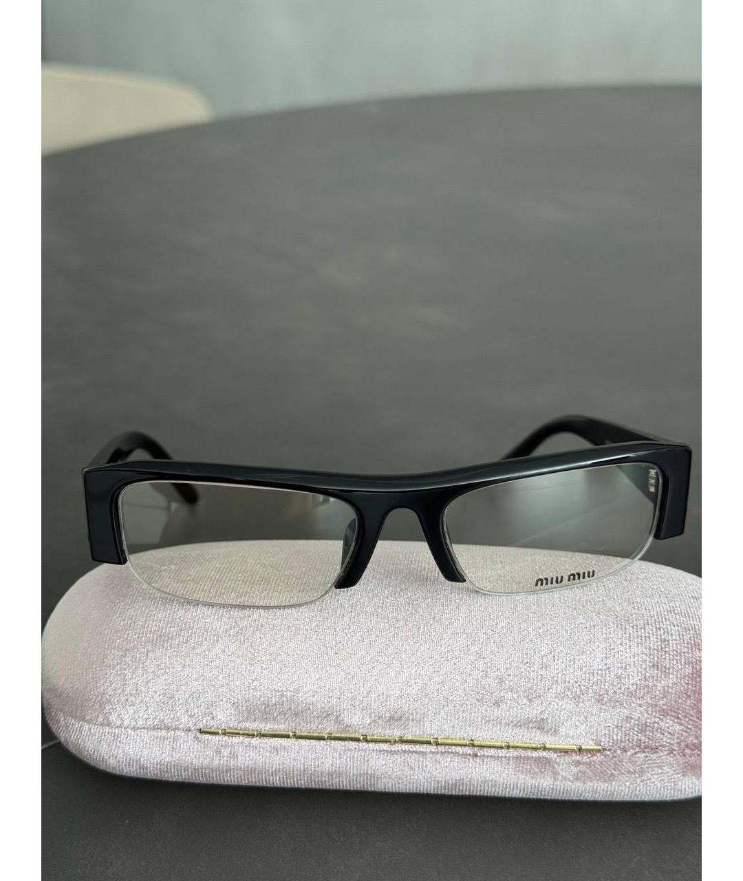 MIU MIU Черные солнцезащитные очки, фото 8