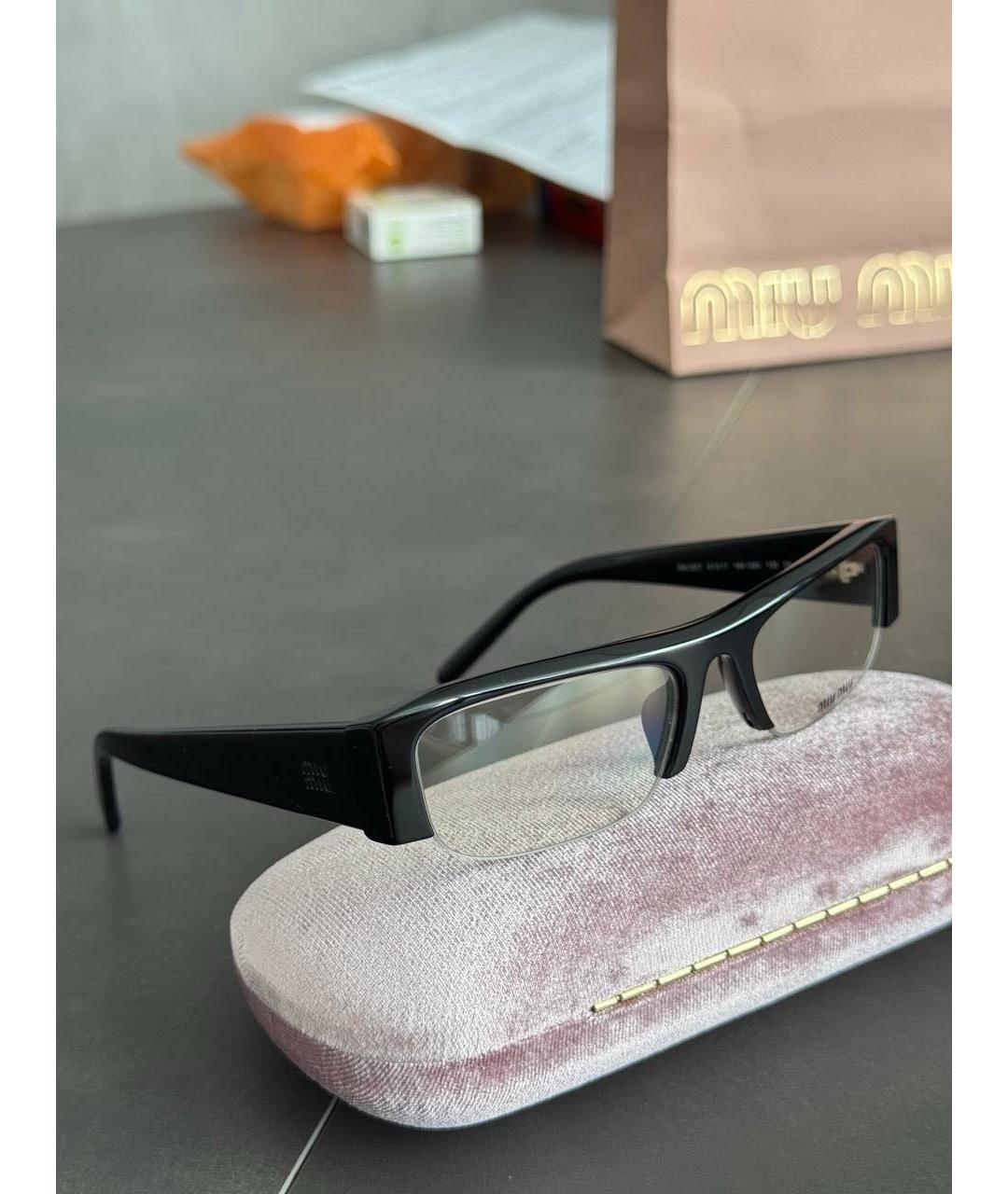 MIU MIU Черные солнцезащитные очки, фото 2