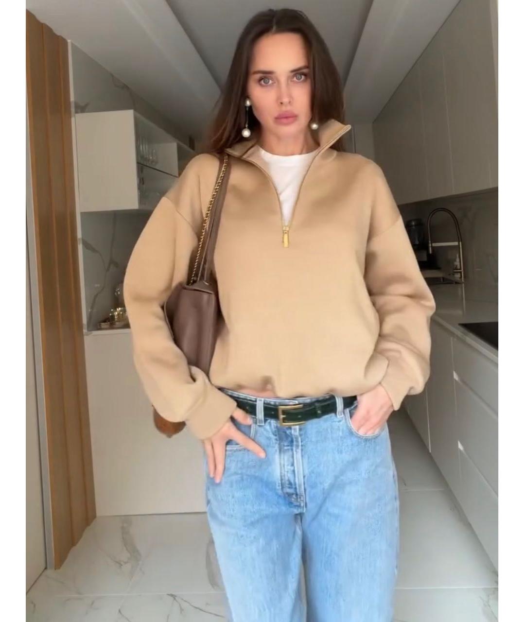 CHANEL Бежевый джемпер / свитер, фото 5