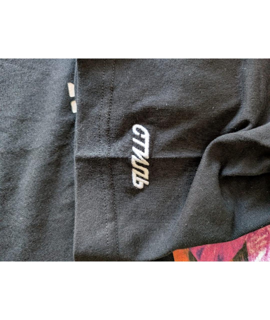 HERON PRESTON Черная хлопковая футболка, фото 4