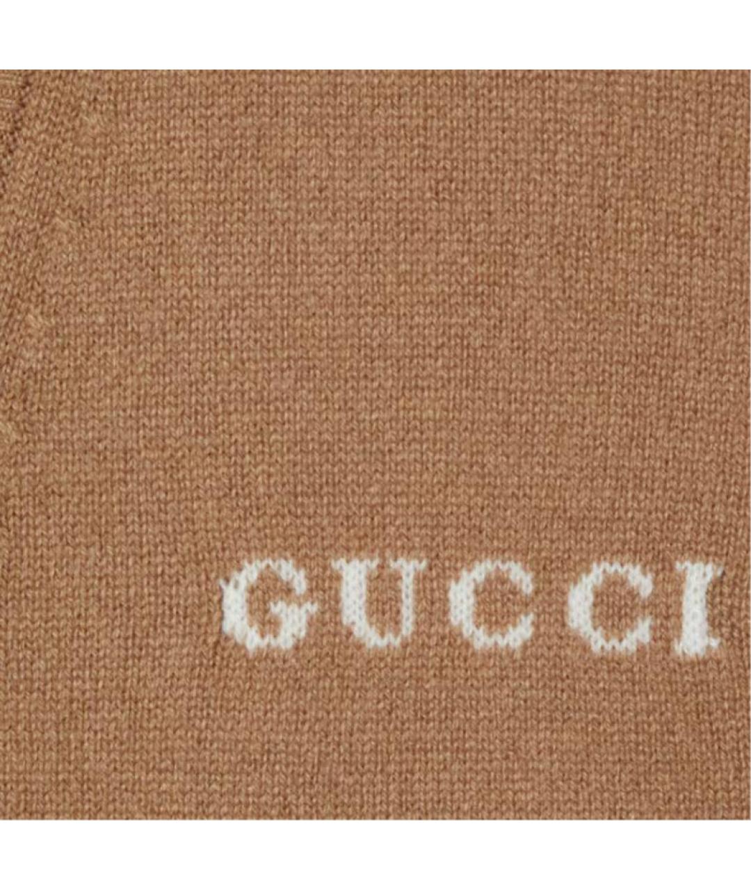 GUCCI Бежевый кашемировый кардиган, фото 2