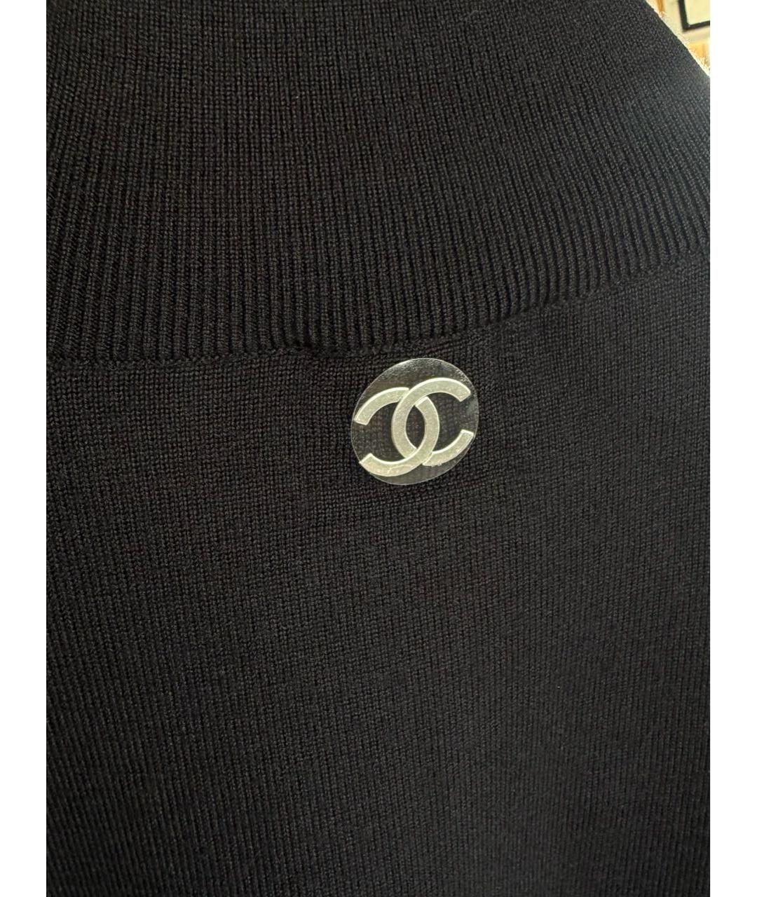 CHANEL Черный джемпер / свитер, фото 4
