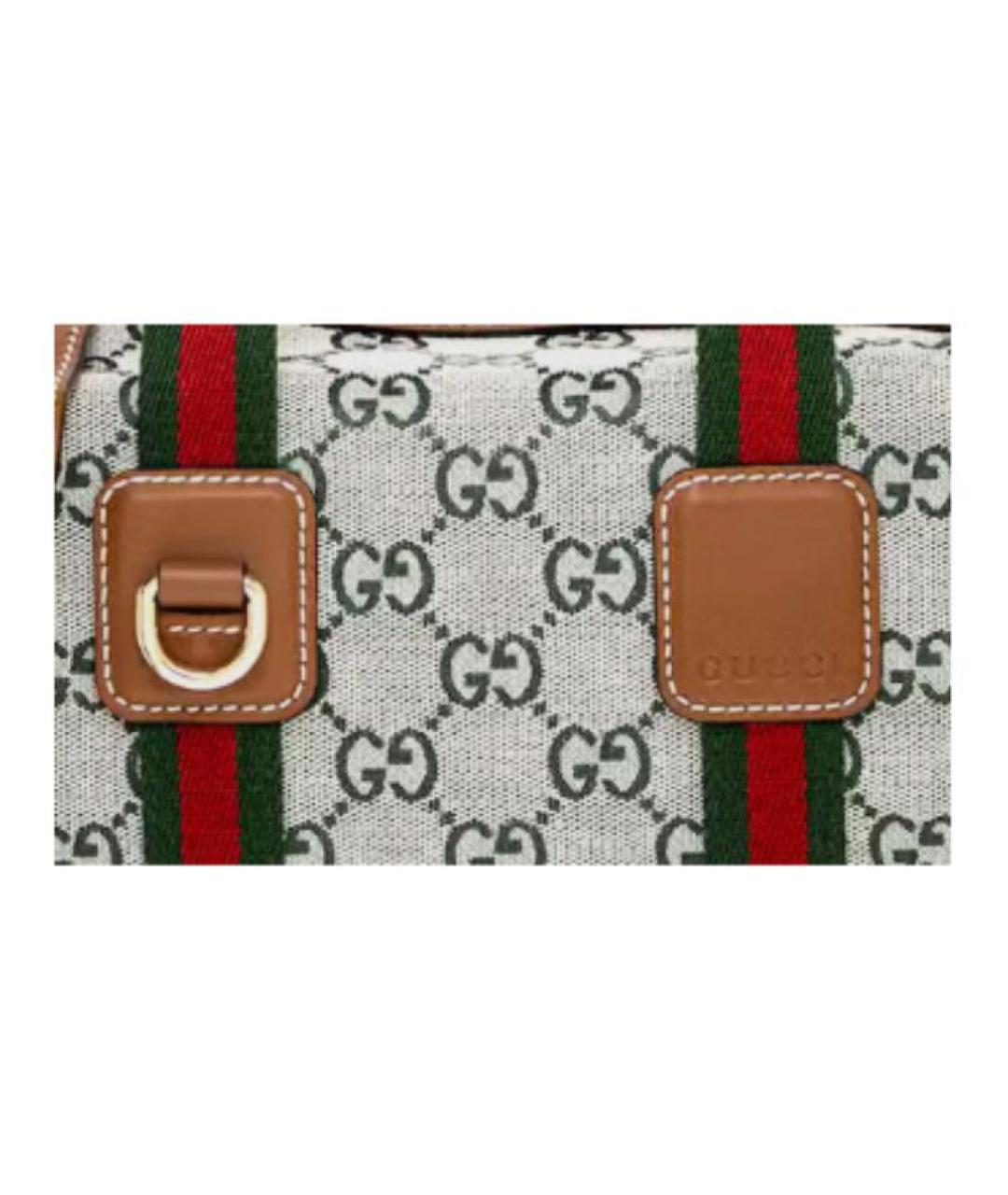 GUCCI Серая сумка с короткими ручками, фото 4