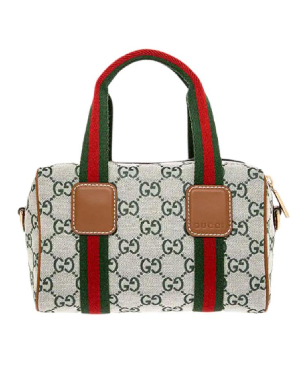 GUCCI Серая сумка с короткими ручками, фото 3