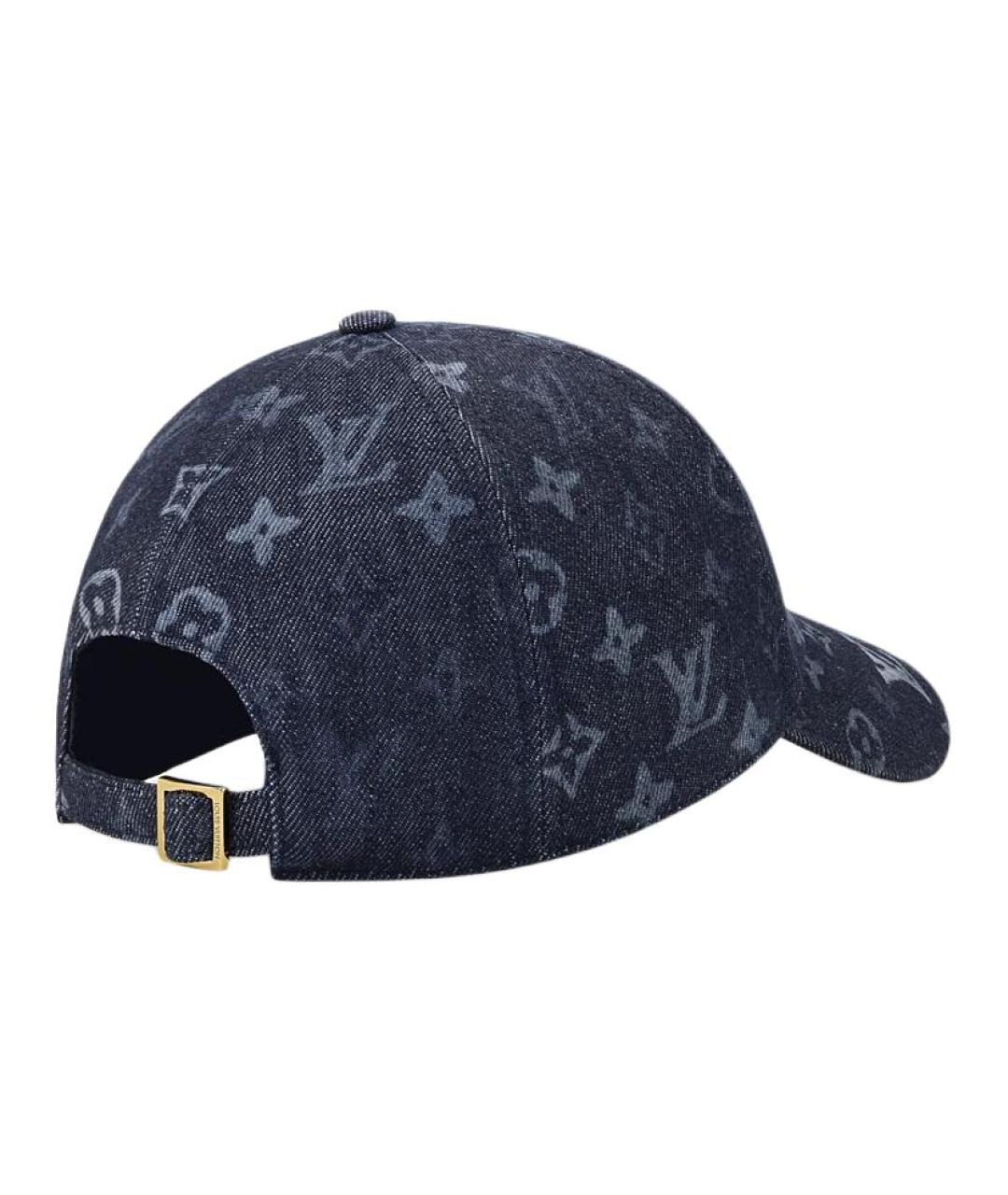 LOUIS VUITTON Темно-синяя хлопковая кепка/бейсболка, фото 4