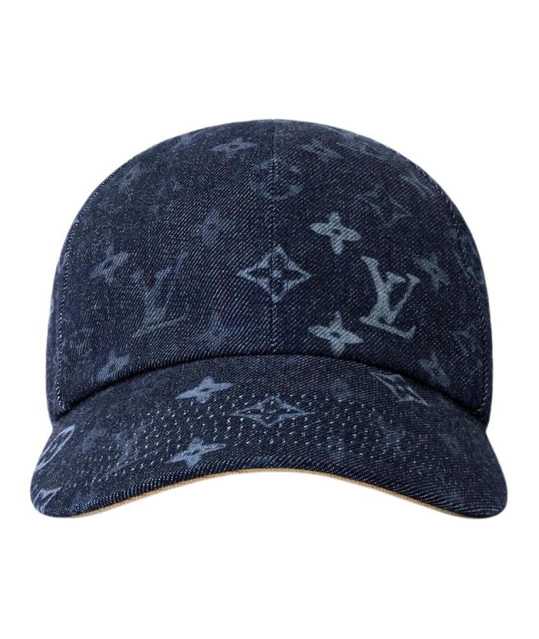 LOUIS VUITTON Темно-синяя хлопковая кепка/бейсболка, фото 2