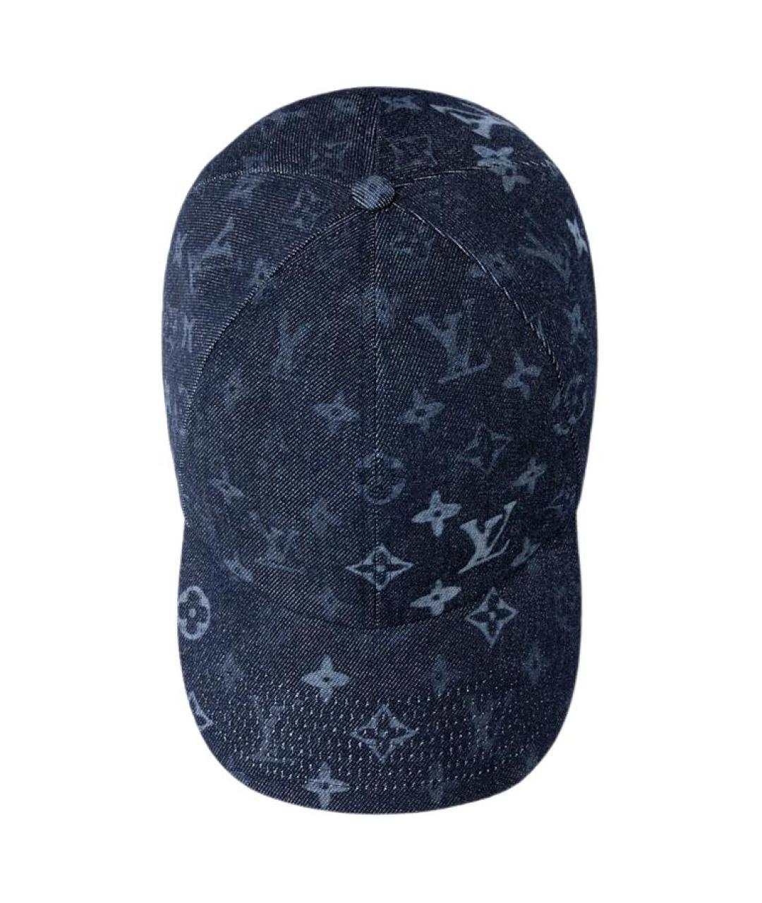 LOUIS VUITTON Темно-синяя хлопковая кепка/бейсболка, фото 3