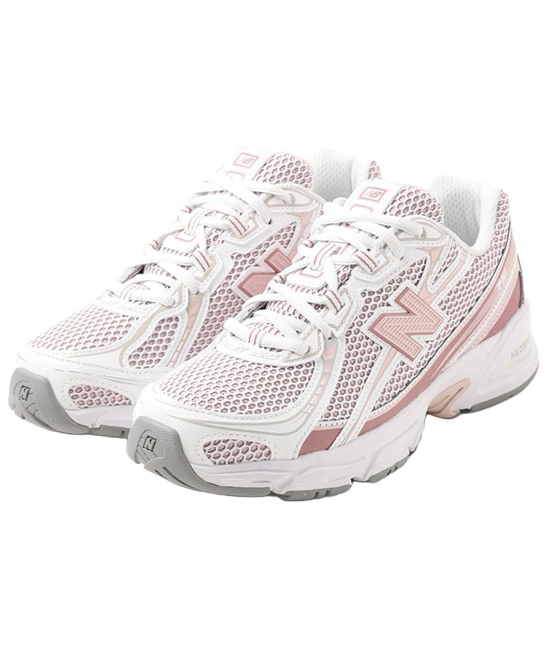 NEW BALANCE Розовые текстильные кроссовки, фото 3