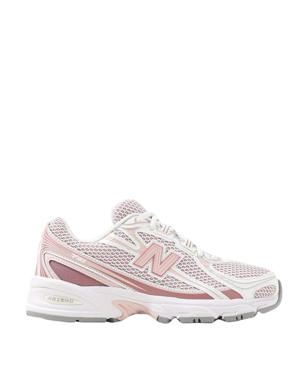 NEW BALANCE Розовые текстильные кроссовки, фото 1