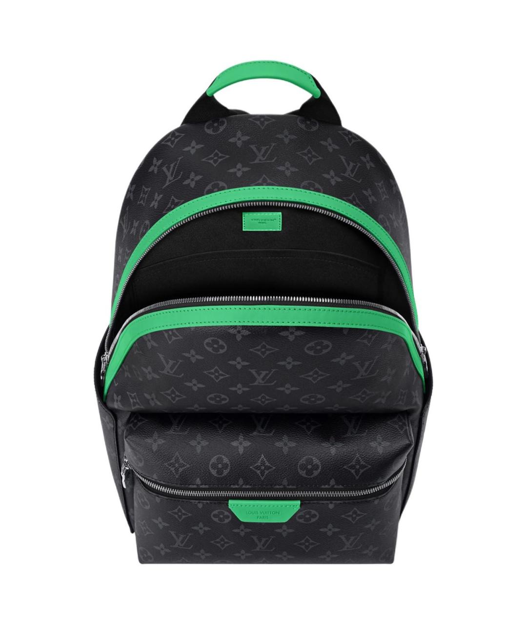 LOUIS VUITTON Черный кожаный рюкзак, фото 6