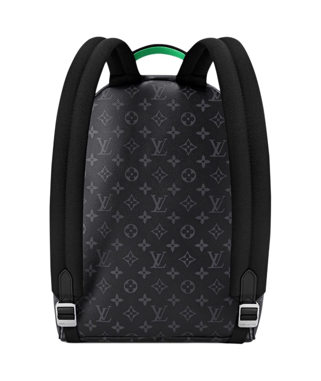 LOUIS VUITTON Черный кожаный рюкзак, фото 5