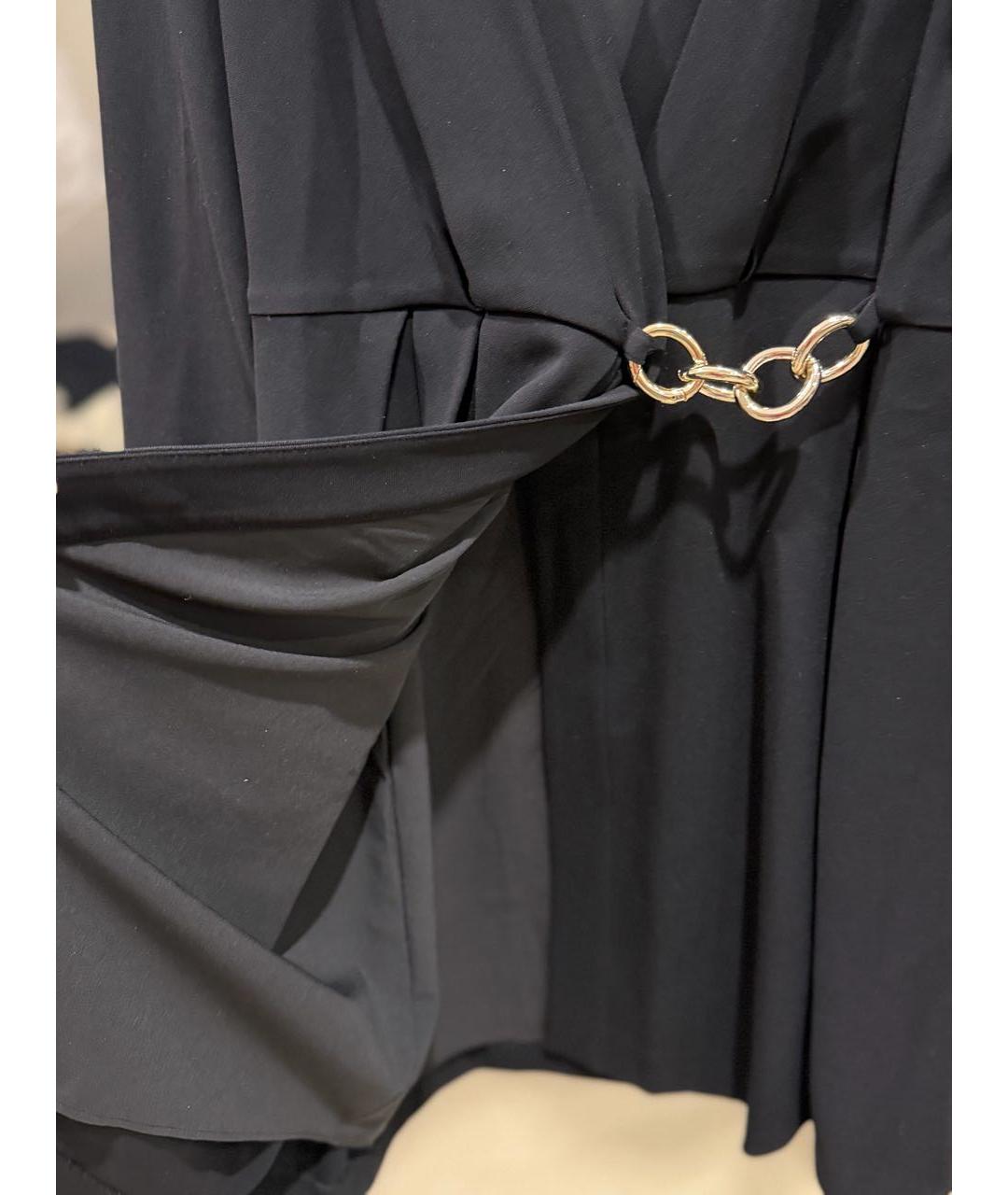 DIANE VON FURSTENBERG Черное повседневное платье, фото 4