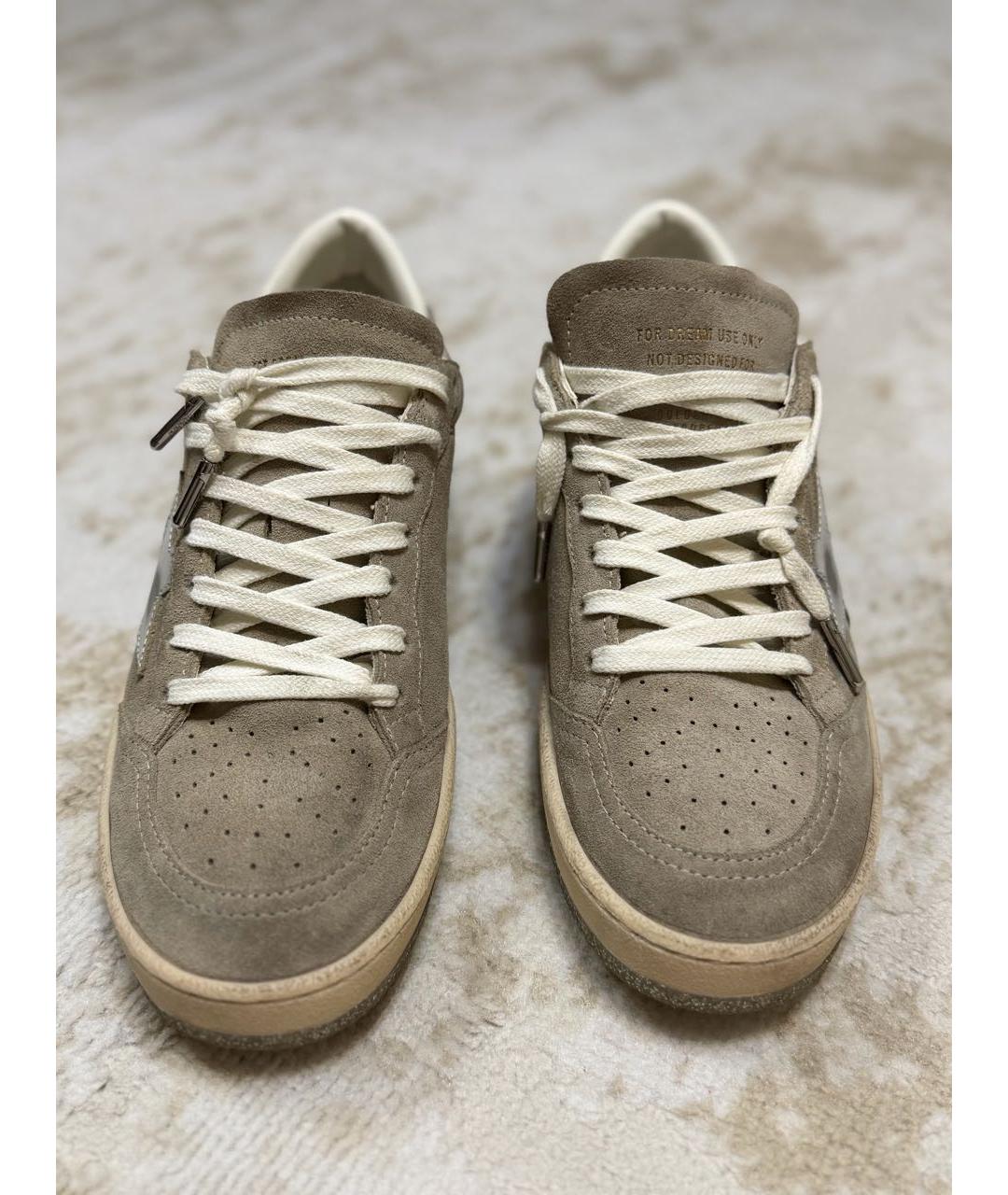 GOLDEN GOOSE Серые замшевые кеды, фото 2