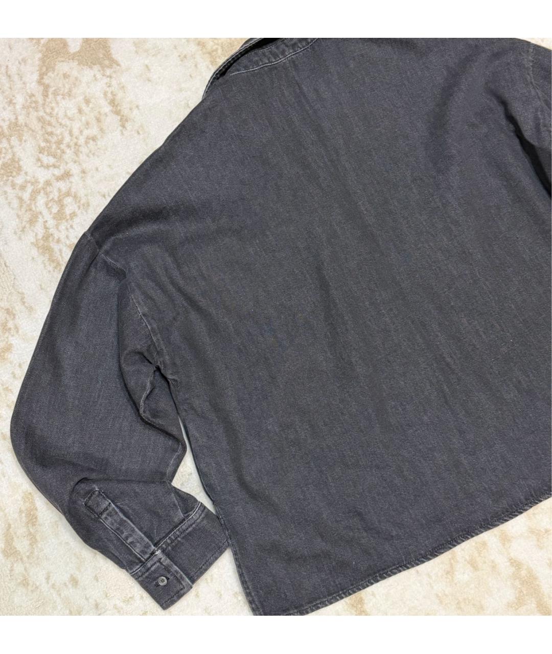 WEEKEND MAX MARA Черная деним рубашка, фото 7