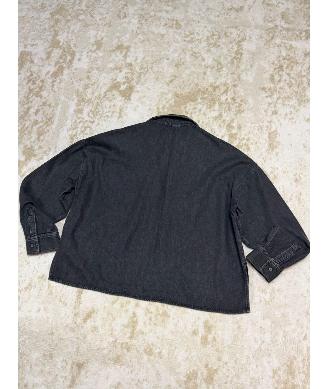 WEEKEND MAX MARA Черная деним рубашка, фото 2