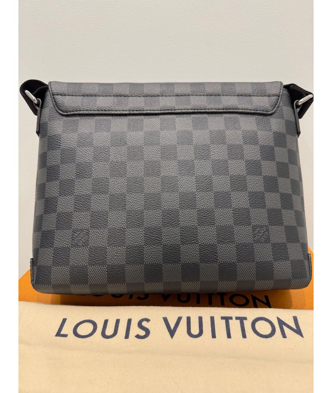 LOUIS VUITTON Черная сумка на плечо, фото 2