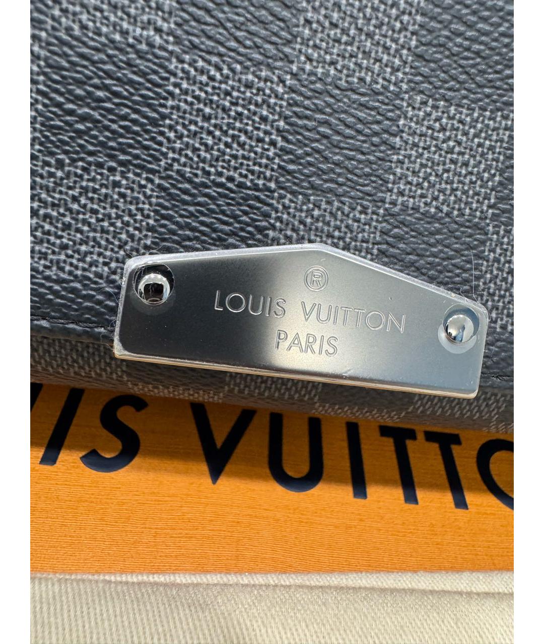 LOUIS VUITTON Черная сумка на плечо, фото 5