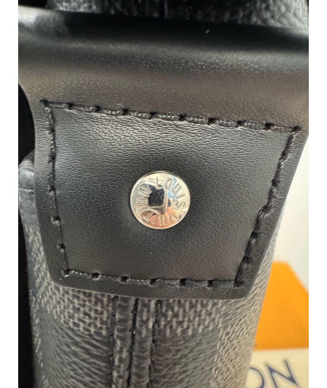 LOUIS VUITTON Черная сумка на плечо, фото 7